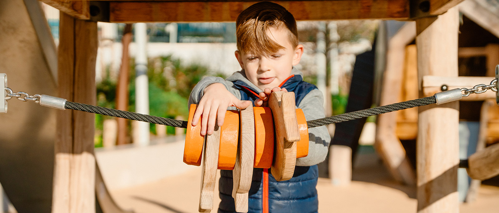 Educatieve en zintuiglijke speeltoestellen